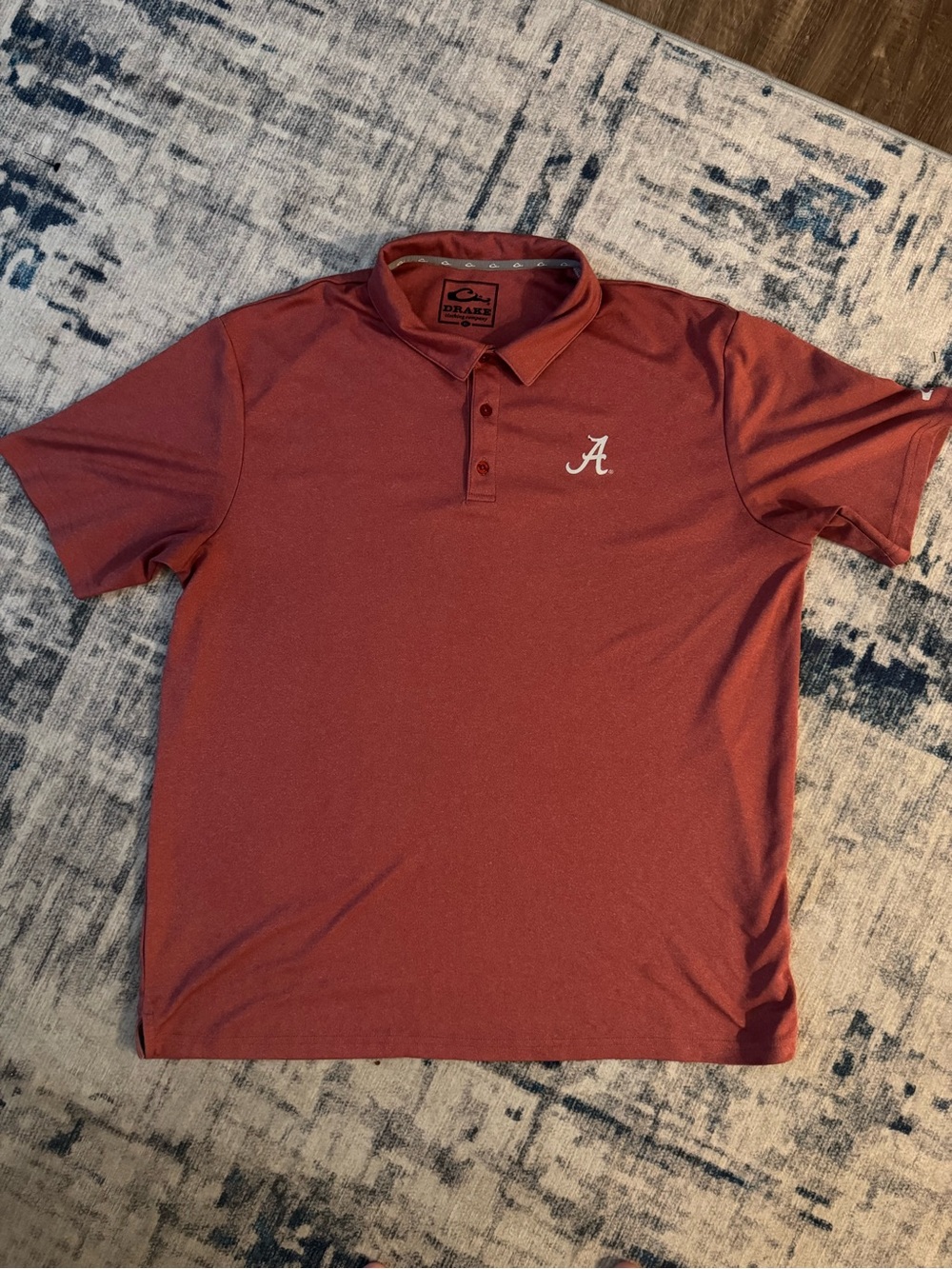 Drake Alabama Crimson Tide Men's Red Polo Shirt
